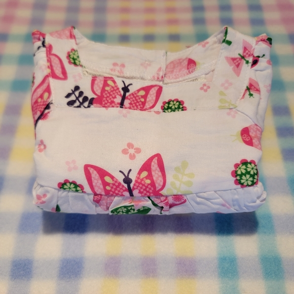 KOALA BABY ♡ 2pc Butterflies 'n LadybBugs Ruffled Top 'n Elastic Pocket Pants NB - Picture 17 of 17